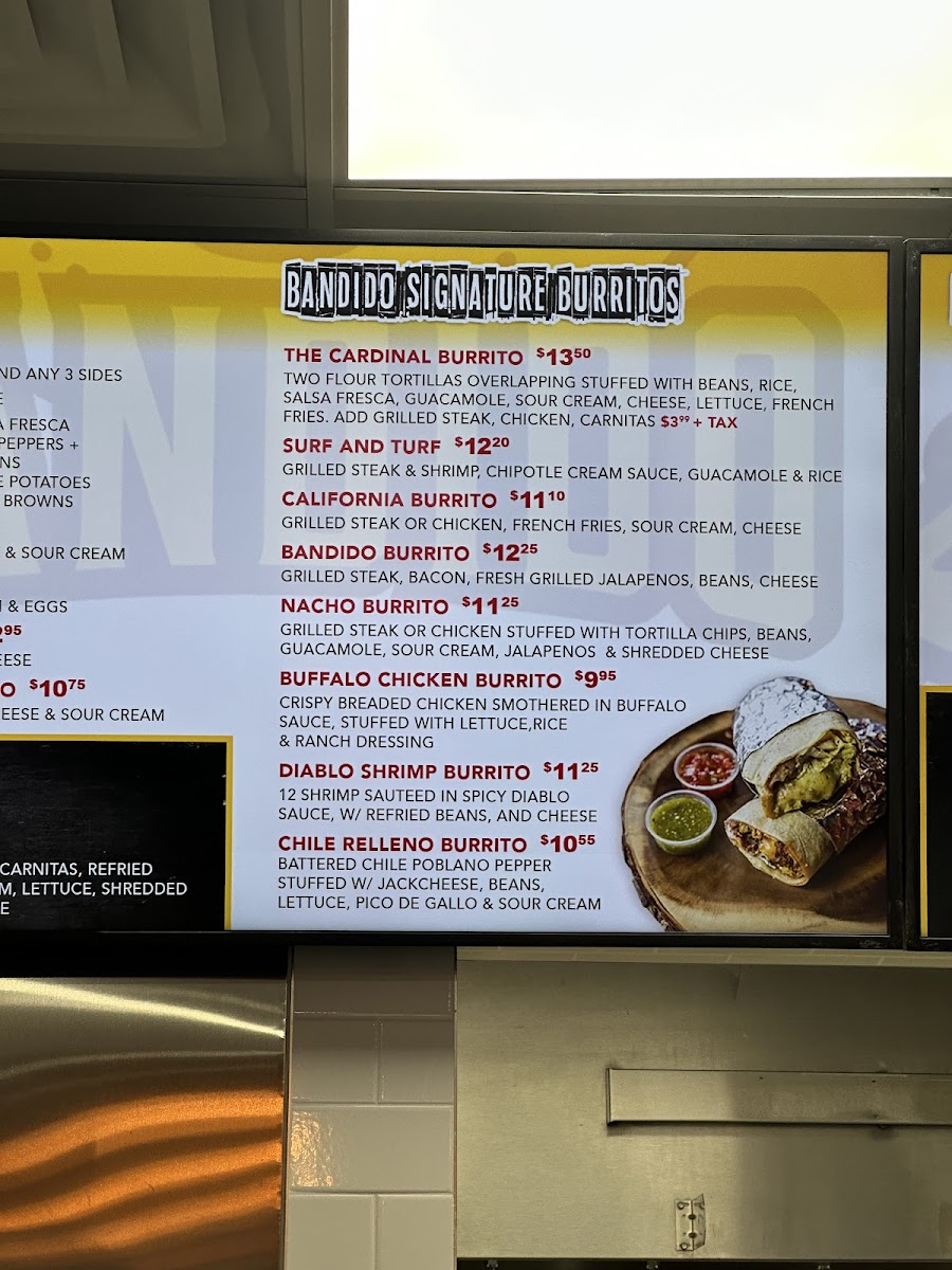 Bandido Taqueria Mexicana Menu - Image 3