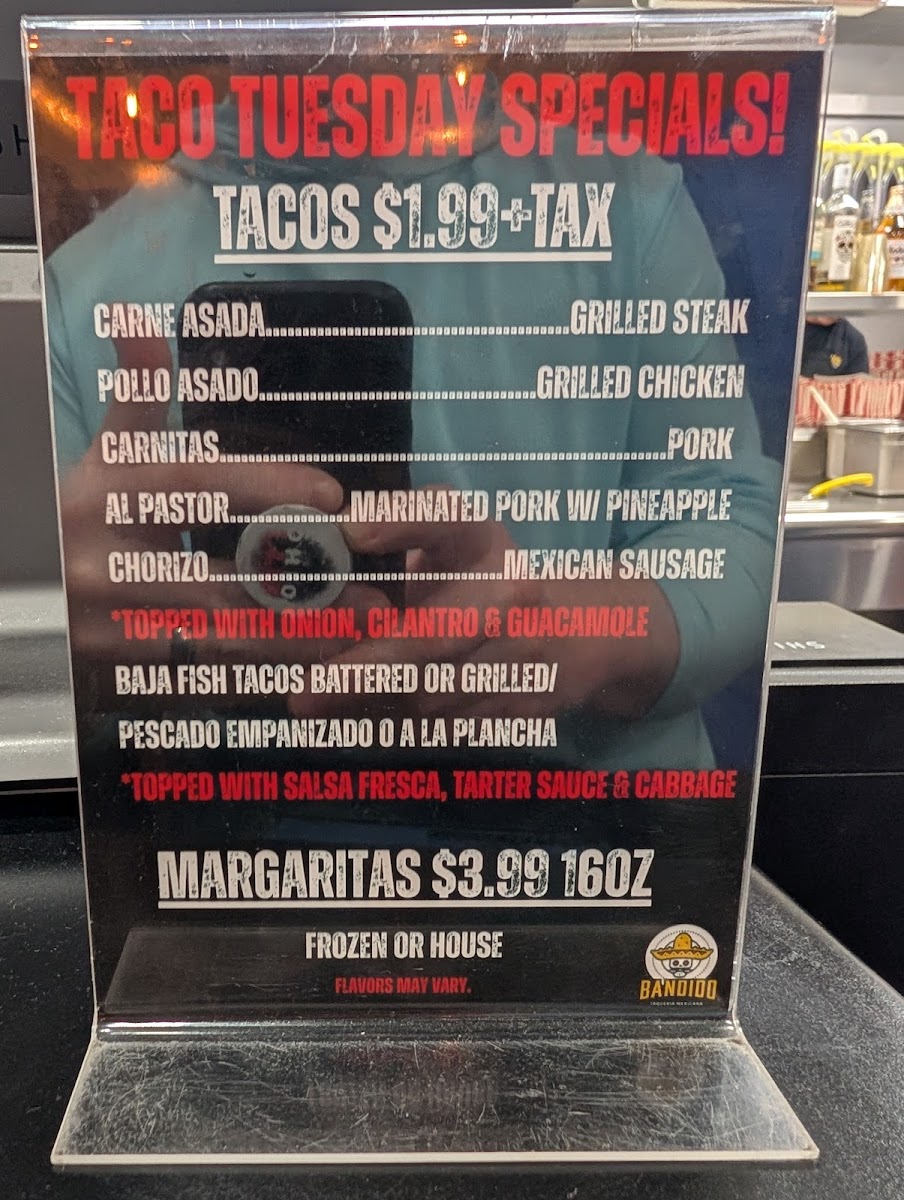 Bandido Taqueria Mexicana Menu - Image 4